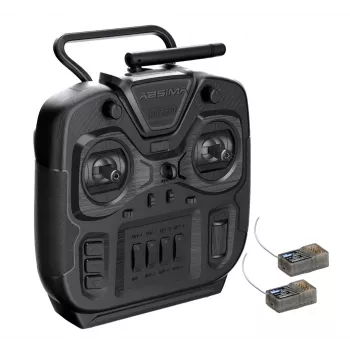 Absima SR6S-EVO 6-kanālu 2.4GHz pults radio sistēma ar diviem uztvērējiem (melna) 2000111