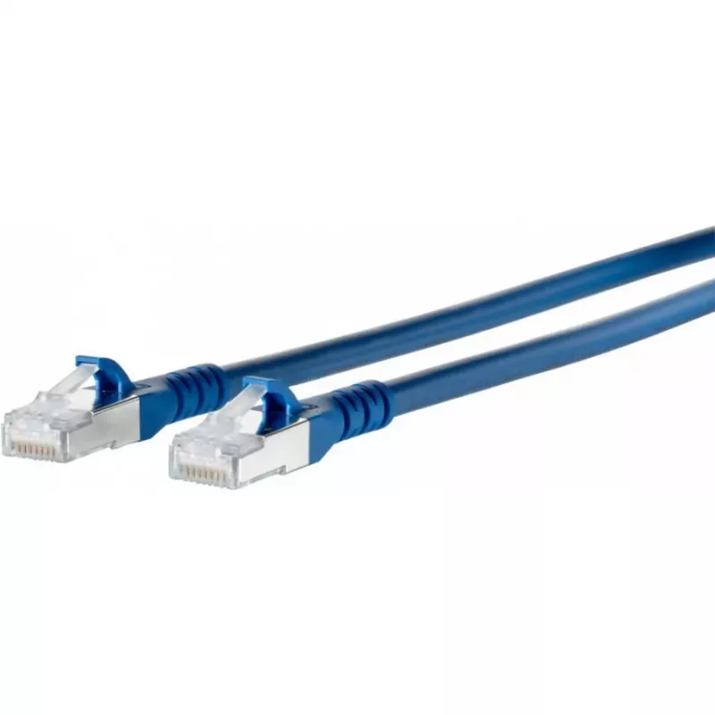 METZ CONNECT 1308450344-E Cat6a S/FTP tīkla savienojuma kabelis, 0,3m, zils