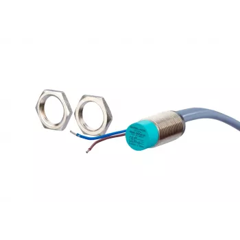 METZ CONNECT Induktīvais tuvuma sensors 2-vadu DC M12 vienā līmenī NO 2mm IP67 kabelis 2m 110149