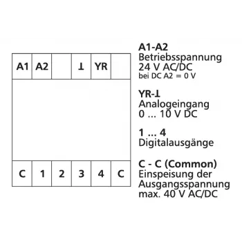 METZ CONNECT ADU-C12C12 Analog-Digitalais pārveidotājs, 2 kanālu, RS485 Modbus RTU, DIN sliedes 11043513