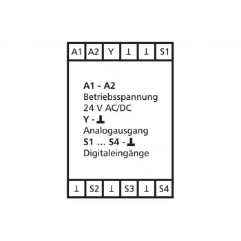METZ CONNECT KAD-C12 analogās vērtības raidītājs 0-10V 24V AC/DC ar rotējošu pogu, iegremdējamiemontējams, tīri balts 110656