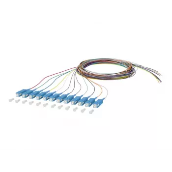 METZ BTR 150Q1CO0020E OpDAT pigtails SC-UPC OS2 12 krāsas 2m vienmoda šķiedra E9/125