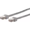 METZ CONNECT 13084U1033-E Cat6 S/FTP tīkla kabelis, 1 m, pelēks
