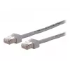 METZ CONNECT 13084U1033-E Cat6 S/FTP tīkla kabelis, 1 m, pelēks