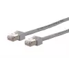 METZ CONNECT 13084U1033-E Cat6 S/FTP tīkla kabelis, 1 m, pelēks