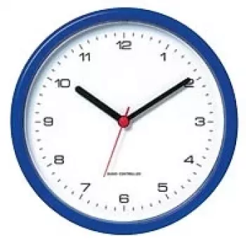 PEWETA Radiovadāmais sienas pulkstenis Design Blue 300 mm DCF77 kvarcs 51.001.216
