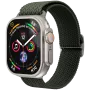 VONMÄHLEN Woven Loop Apple Watch 44/45/46/49mm, olīvu