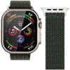 VONMÄHLEN Woven Loop Apple Watch 44/45/46/49mm, olīvu