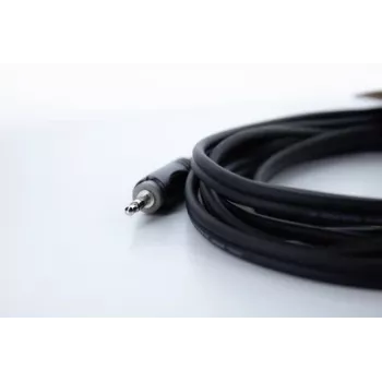 Cordial 14864 Audio Y-adaptera kabelis, 3,5 mm stereo jack uz 2x 6,3 mm mono jack, 0,3 m, PVC dvīņu kabelis, melns