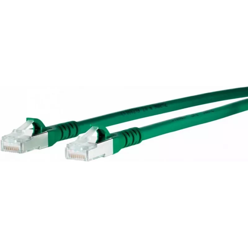 METZ CONNECT 1308450355-E Cat6a S/FTP tīkla kabelis, 0,3 m, zaļš