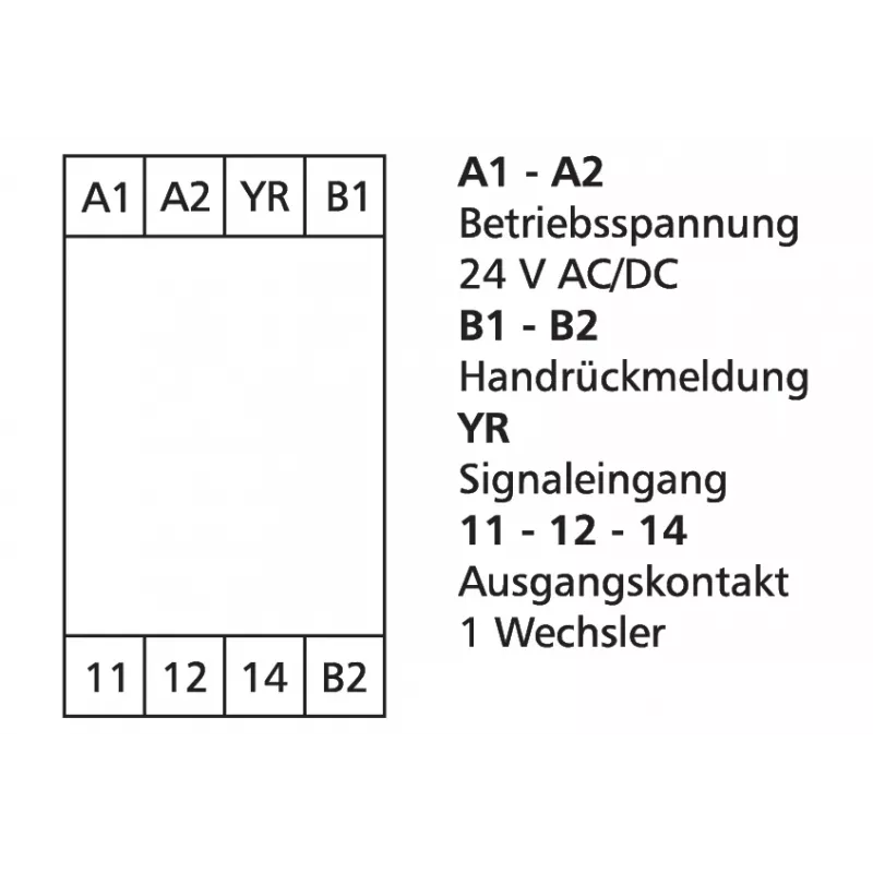 METZ Connect sliekšņa slēdzis 24 V AC/DC, 1 pārslēgšanas kontakts, DIN sliedei, 17,5 mm, 11066670