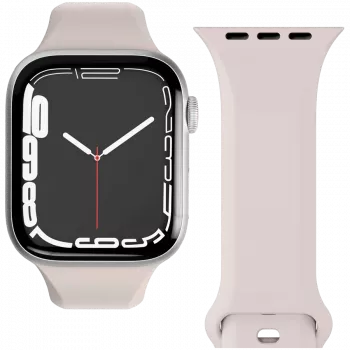 VONMÄHLEN Classic Band 2 ādas siksniņa Apple Watch 40/41/42mm, krēmkrāsas pilngrauduma āda