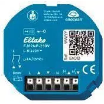 Eltako bezvadu žalūziju un rullo aizkaru izpildmehānisms FJ62NP-230V 4A/250V 30200535