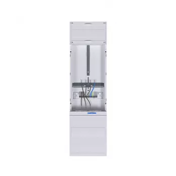Hager ZH23X7 Komplekts ar skaitītāja lauku, 1 skaitītāja pozīcija, 1 pirmskaitītāja pozīcija, 1 stāvs, 900x250mm, 5 polu kopne, 300mm, ar kopni
