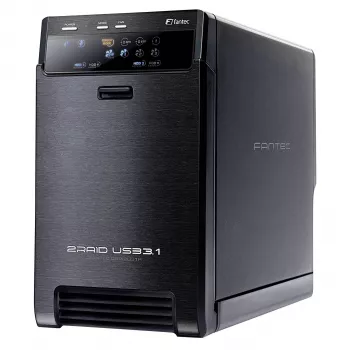 FANTEC QB-X2U31R 2 nodalījumu USB 3.1 Gen 2 RAID korpuss 2133