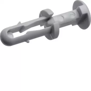 Hager L5067 izplešanās kniedīte, 6 mm urbums, 3-8 mm iespīlēšanas biezums, bez halogēniem, pelēka