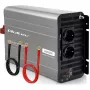 Qoltec modificēta sinusoidāla sprieguma pārveidotājs 12V uz 230V 3000W/6000W ar USB, saderīgs ar LiFePO4 GEL AGM