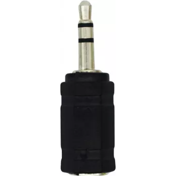 LogiLink CA1102 Stereo austiņu adapteris 3,5 mm vīrišķais uz 2,5 mm sievišķo, melns