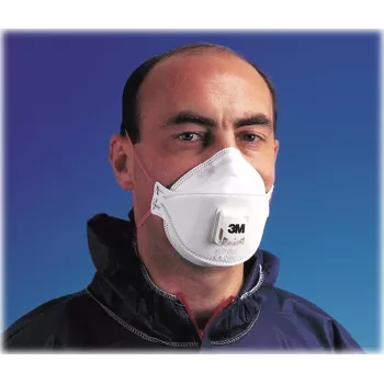 3M Aura 9332+ FFP3 vienreizlietojamais respirators ar Cool Flow vārstu, 10 gab.