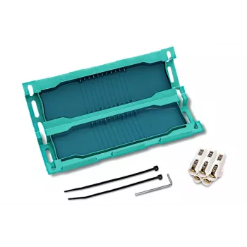 HellermannTyton WIC1-0 zaļš uzspraužams kabeļu marķieris ”0 inch, PP, 1,5-2,5mm 435-00656