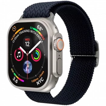 VONMÄHLEN austais cilpiņu siksniņa Apple Watch 44/45/49mm, Navy