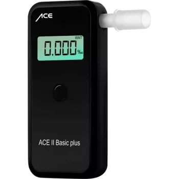 ACE OF SWEDEN ACE Alcohol Tester II alkometrs ar elektroķīmisko sensoru, 4‰ BAC, LCD displejs