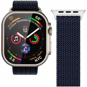 VONMÄHLEN austais loop apskritums Apple Watch 40/41/42mm, Navy