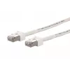 METZ BTR 13084V7588-E Ultraflex500 Cat.6A S/FTP komutācijas kabelis RJ45 balts 7,5m