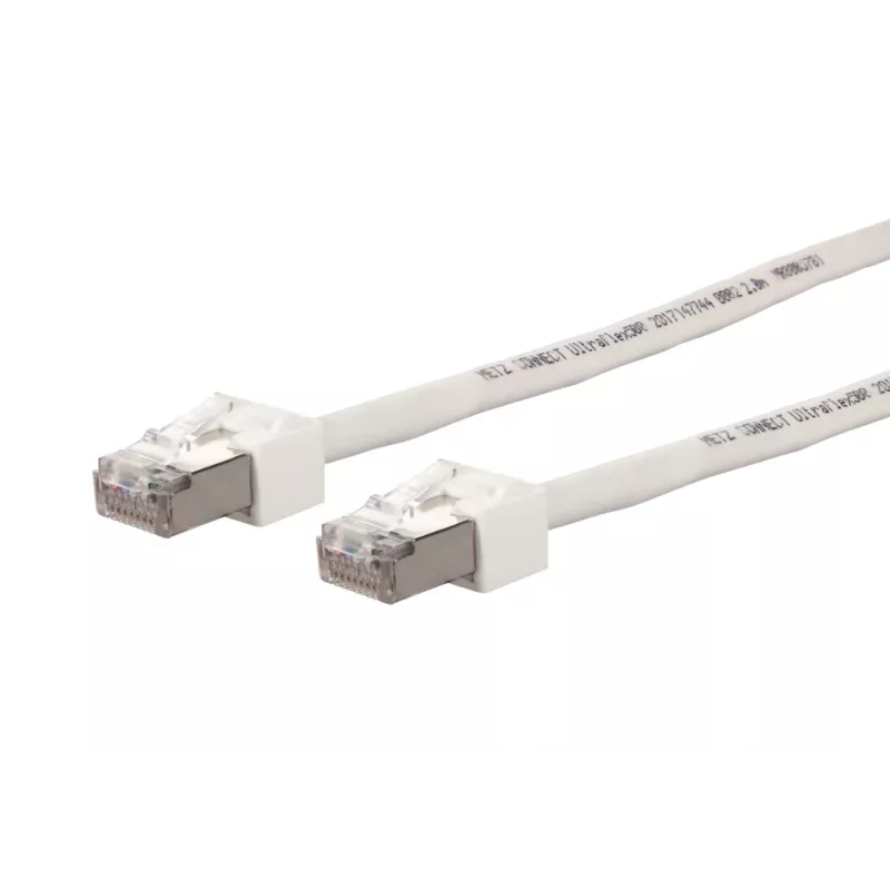METZ BTR 13084V7588-E Ultraflex500 Cat.6A S/FTP komutācijas kabelis RJ45 balts 7,5m