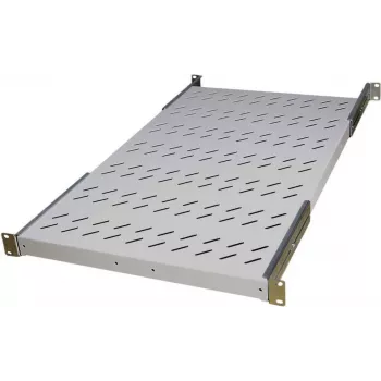 IT-BUDGET 19 inch Fiksēts statīva plaukts / ierīču paplāte, 150 kg, 750 mm, gaiši pelēka 90ITB19FBX750G