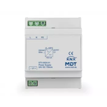 MDT STV-0024.01 barošanas bloks 4TE DIN sliedei 24V DC 750mA