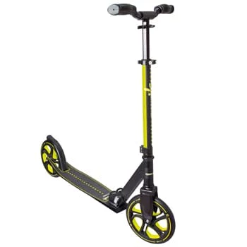 MUUWMI Aluminium Scooter PRO skrejritenis, 215 mm riteņi, laima krāsā