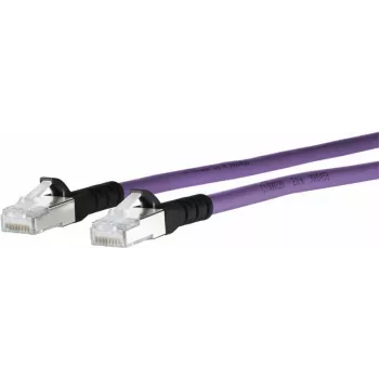 METZ CONNECT 1308451009-E Cat6a S/FTP tīkla kabelis, 1 m, violets