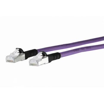 METZ CONNECT 1308451009-E Cat6a S/FTP tīkla kabelis, 1 m, violets