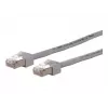 METZ CONNECT BTR 13084V0533-E Cat.6 S/FTP komutācijas kabelis RJ45, 0,5m, pelēks 13084U0533-E
