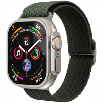VONMÄHLEN austais cilpa Apple Watch 40/41/42mm, olīvu