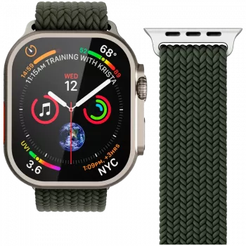 VONMÄHLEN austais cilpa Apple Watch 40/41/42mm, olīvu