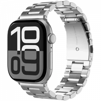 VONMÄHLEN Link Bracelet 2 Apple Watch 40/41/42mm, nerūsējošais tērauds, sudraba