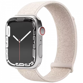 VONMÄHLEN Fitness Loop 2 pulksteņa aproce Apple Watch 44/45/46/49mm, krēmkrāsas