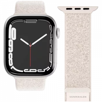 VONMÄHLEN Fitness Loop 2 Apple Watch aproce 40/41/42mm, krēmkrāsa