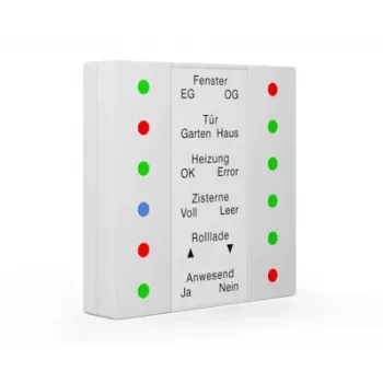 MDT SCN-LED55.01 LED indikatora ieliktnis 55mm tīri balts spīdīgs