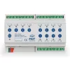 MDT AKS-1210.03 KNX komutācijas aktators 12-kanālu 8TE DIN sliedei 10A 230VAC C-slodze Standarta 140µF