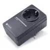 H-Tronic 1114730 Ieslēgšanas strāvas ierobežotājs SCL 3680 IP20, 16 A, 3680 W, Schuko spraudņa tipa, melns