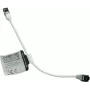 IT-BUDGET Cat.8.1 slaidais savienojošais kabelis S/FTP 28 AWG pilna vara LSZH balts 0,15 m 40Gbps PoE+ 90ITBSLIM81PK015W