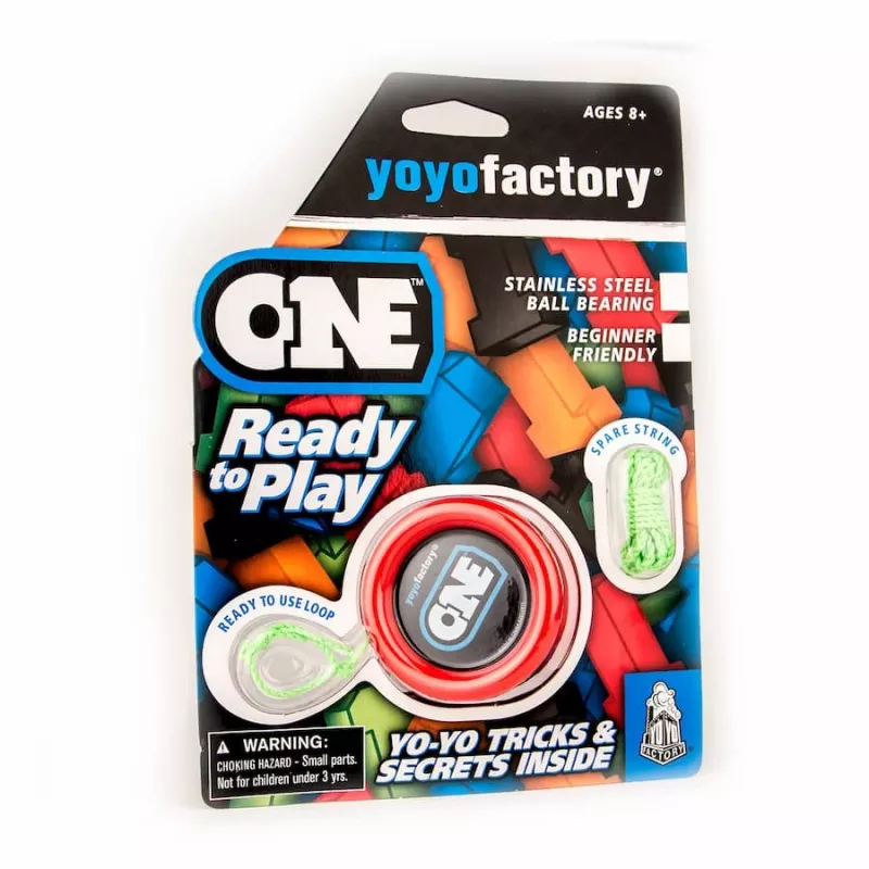 YoYoFactory YO-YO ONE iesācēju jojo, sarkans