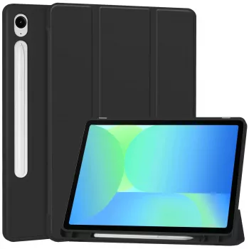 MRDISC Flip Cover Samsung Galaxy Tab S10+ 5G, melns TPU MG-FLIPSGTSGB9SW