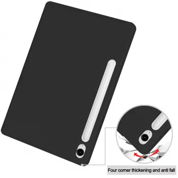 MRDISC Flip Cover Samsung Galaxy Tab S10+ 5G, melns TPU MG-FLIPSGTSGB9SW
