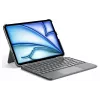 DIGISTOR HK Inateck KB04122 klaviatūras maciņš ar skārienpaliktni iPad 11 inch A16 / Air M3-M2 / Pro, noņemams, ar apgaismojumu, QWERTZ vācu izkārtojums, grafīta pelēks