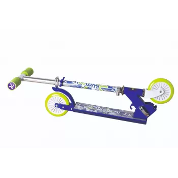 MUUWMI KiddyScooter Racing 3-riteņu skrejritenis, zils