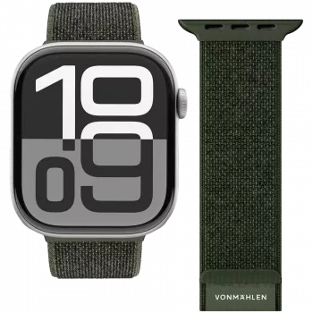 VONMÄHLEN Fitness Loop 2 40, 41, 42mm One Size, olīvu
